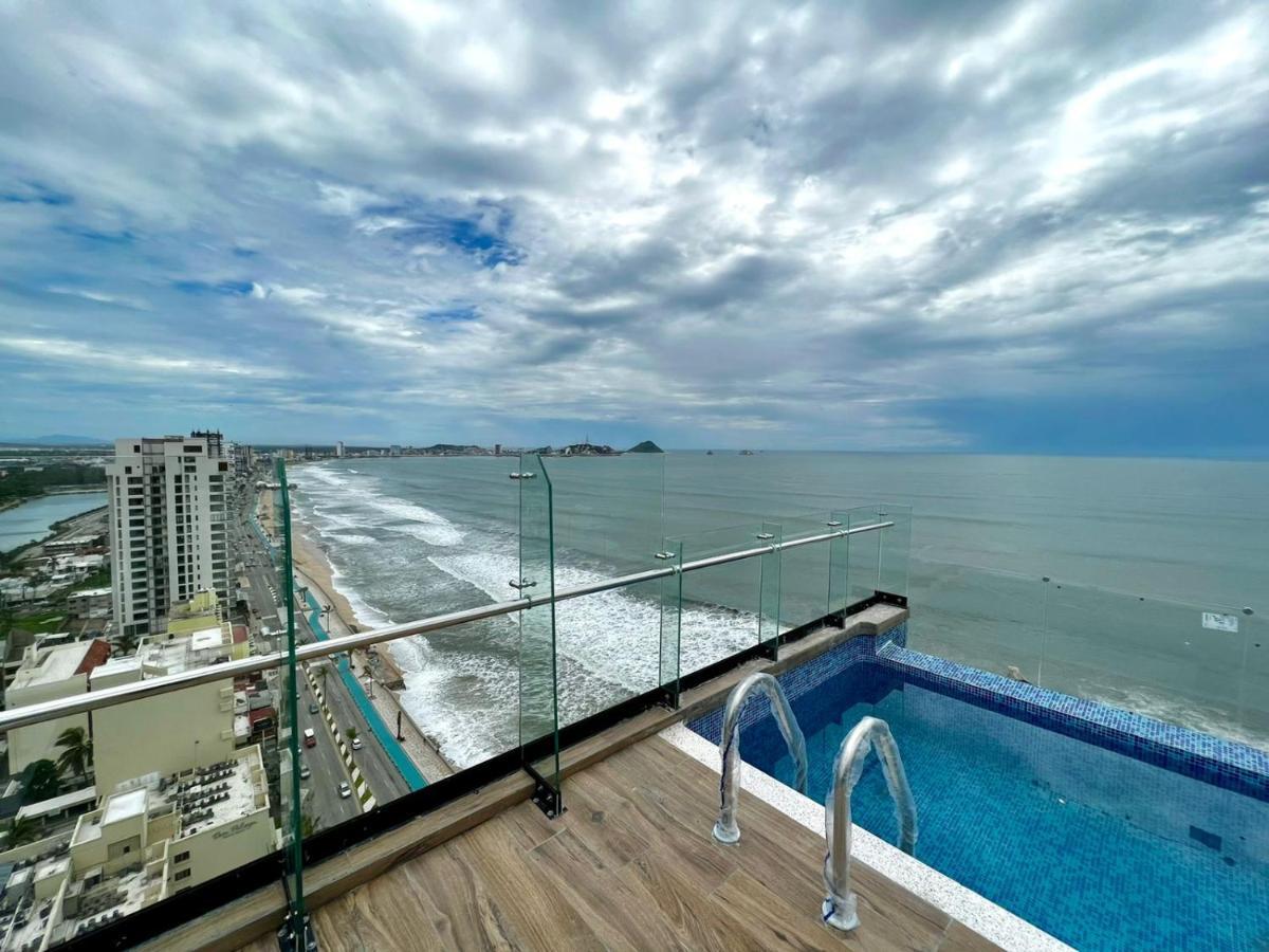 Catania Malecon 1101 Vista Panoramica Al Mar Apartment Mazatlan Exterior photo